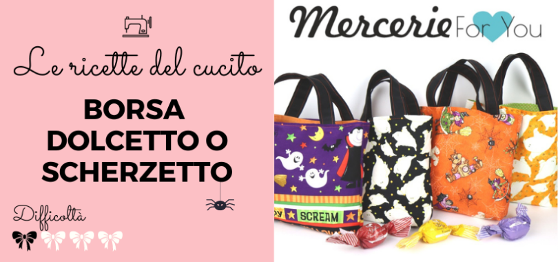 Le ricette del cucito creativo: Tutorial borsa cotone americano “Dolcetto o Scherzetto”